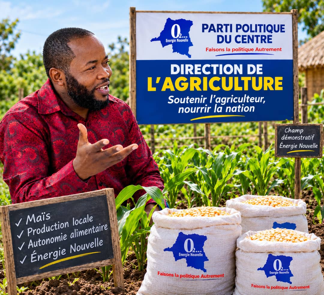 Souveraineté alimentaire : Énergie Nouvelle propose “RDC Agro-Pêche-Élevage 2036”, un plan de 10 milliards USD sur 10 ans